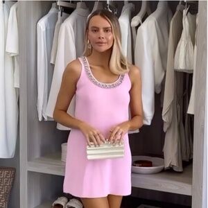 ZARA JEWEL PLAIN KNIT MINI DRESS NWT
